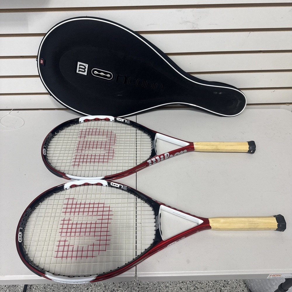 NEW Lot Of 2 WILSON Ncode N5 Oversize 110" Pro Staff Tour Tennis Racquets 4 1/4"